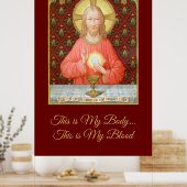 Jesus Instituting Heilige Communion (SAU 045) Poster (Keuken)