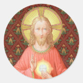 Jesus Instituting Heilige Communion (SAU 045) Ronde Sticker (Voorkant)