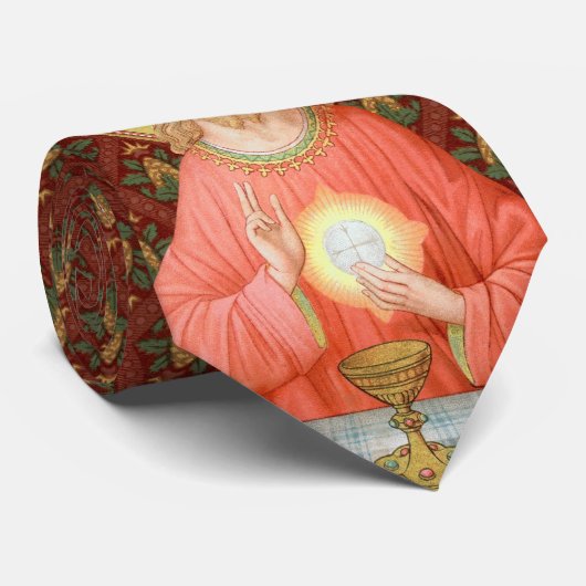 Jesus Instituting Heilige Communion (SAU 045) Stropdas (Opgerold)