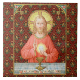 Jesus Instituting Heilige Communion (SAU 045) Tegeltje