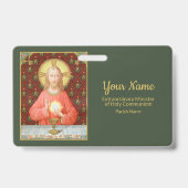 Jesus Instituting the Eucharist (SAU45; voor EMHCs Badge (Achterkant)