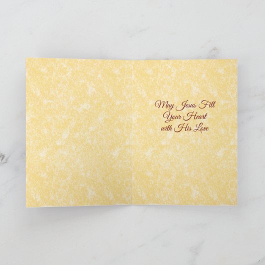 Jesus Instituting the Eucharist (SAU45; voor EMHCs Kaart (Binnen)