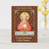 Jesus Instituting the Eucharist (SAU 045) Kaart (Gele Bloem)