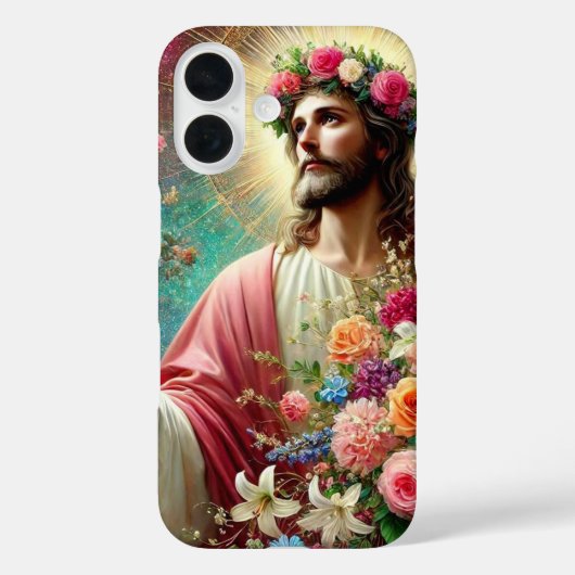 Jesus iPhone 16 hoesje! Case-Mate iPhone Case (Achterkant)