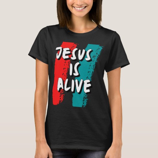 Jesus is Alive T-shirt (Voorkant)