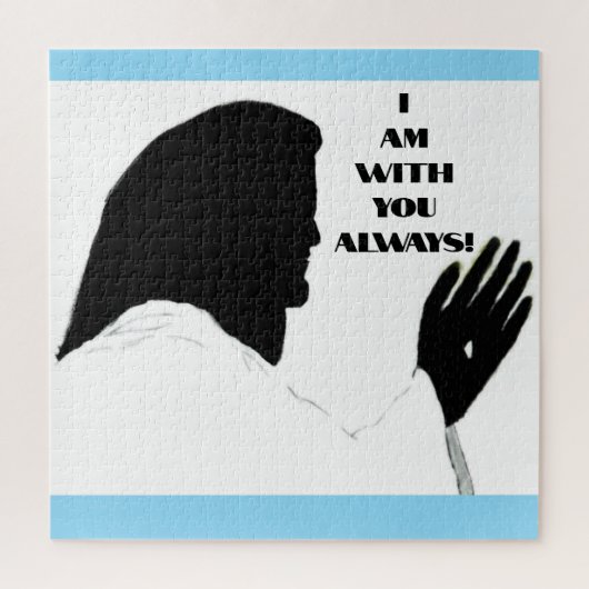 JESUS IS ALWAYS WITH YOU jigsaw puzzle Legpuzzel (Verticaal)