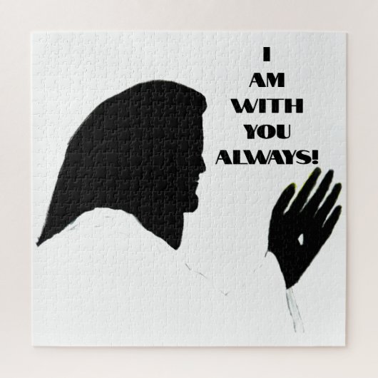JESUS IS ALWAYS WITH YOU jigsaw puzzle Legpuzzel (Verticaal)