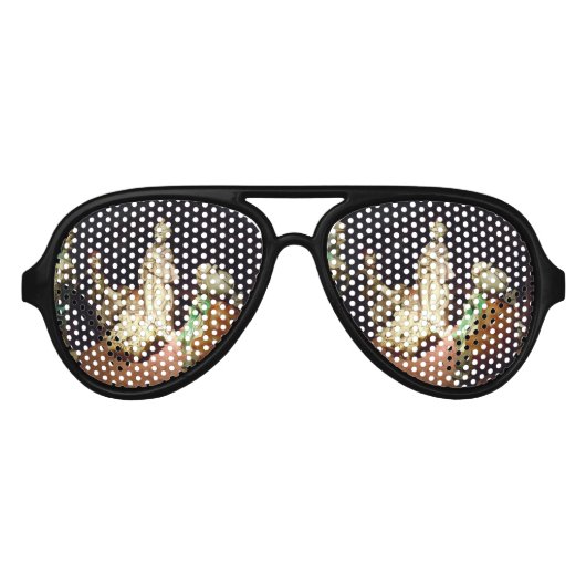 Jesus is Born Aviator Zonnebril (Voorkant)