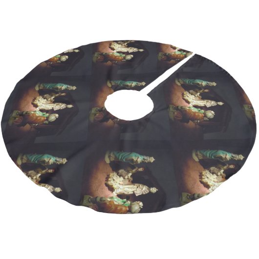 Jesus is Born Kerstboom Rok (Gekanteld)