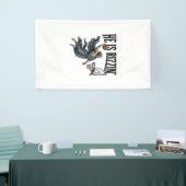 Jesus Is Calling telefoon scherm Christelijke Vect Spandoek (Beurs)