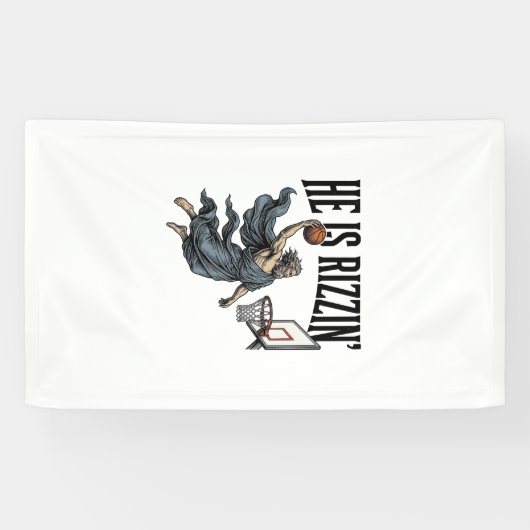 Jesus Is Calling telefoon scherm Christelijke Vect Spandoek (Horizontaal)