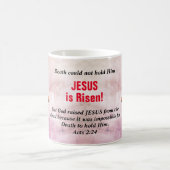 JESUS IS Christelijke Pasen RISEN Koffiemok (Center)