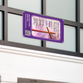 JESUS IS Christelijke Pasen RISEN Spandoek (Buitenkant Gebouw)