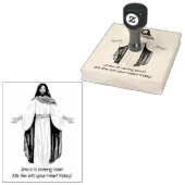 Jesus is coming! rubberstempel (Gestempeld)