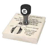 Jesus is coming! rubberstempel (Stempel)