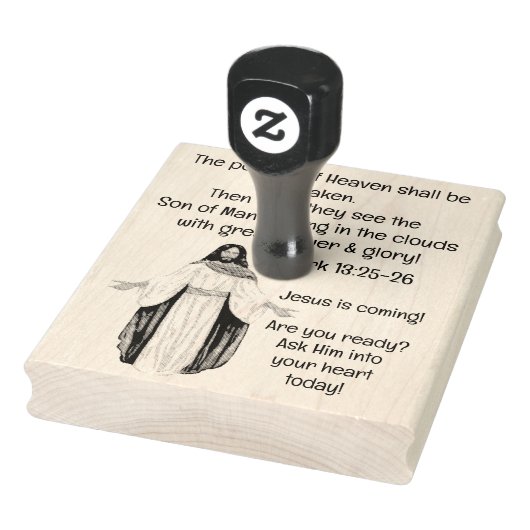 Jesus is coming! rubberstempel (Stempel)