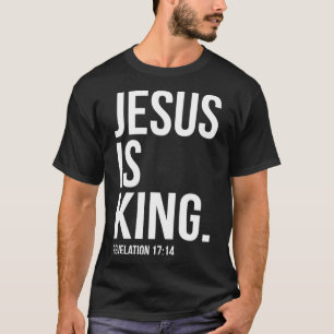 Jesus is de Christelijke citaat van de Bijbelse Sc T-shirt