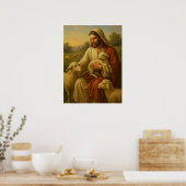 Jesus Is de Herder #1™ LDS Muur Kunst Poster (Keuken)