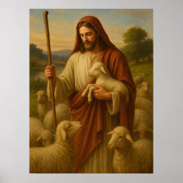 Jesus Is de Herder #2™ LDS Muur Kunst Poster