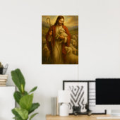 Jesus Is de Herder #3™ LDS Muur Kunst Poster (Thuiskantoor)