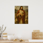 Jesus Is de Herder #5™ LDS Muur Kunst Poster (Keuken)