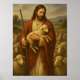 Jesus Is de Herder #5™ LDS Muur Kunst Poster