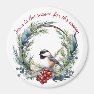 JESUS IS DE REDE VOOR HET SEIZOEN Kerstcitaat Magneet