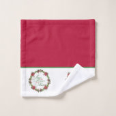 Jesus is de reden badhanddoekenset bad handdoek (Wasdoekje)