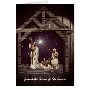 Jesus is de reden: Etnische Kerststal Kerstmis