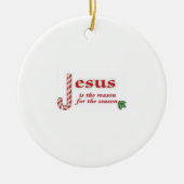 jesus is de reden keramisch ornament (Voorkant)