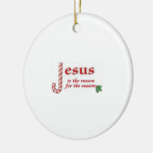 jesus is de reden keramisch ornament (Links)