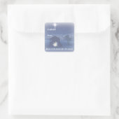 Jesus is de reden Kerstcadeau tag Sticker (Tas)