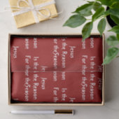 Jesus is de reden Tissue Paper Kerstmis Tissuepapier (Geschenk)