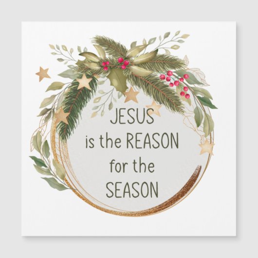 Jesus is de reden van het kerstseizoen (Voorkant)