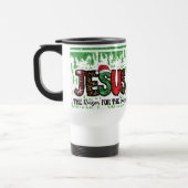 Jesus is de reden van het seizoen Reis mok (Links)