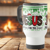 Jesus is de reden van het seizoen Reis mok