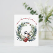 JESUS IS DE REDEN VOOR DE SASON-kerstcitaat Briefkaart (Staand voorkant)