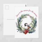 JESUS IS DE REDEN VOOR DE SASON-kerstcitaat Briefkaart (Voorkant / Achterkant)