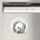 JESUS IS DE REDEN VOOR DE SASON-kerstcitaat Magneet (Insitu (Vaatwasser))