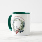 JESUS IS DE REDEN VOOR DE SASON-kerstcitaat Mok (Voorkant links)