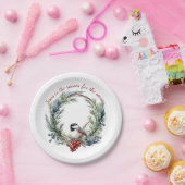 JESUS IS DE REDEN VOOR DE SASON-kerstcitaat Papieren Bordje (Feest)