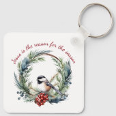 JESUS IS DE REDEN VOOR DE SASON-kerstcitaat Sleutelhanger (Achterkant)