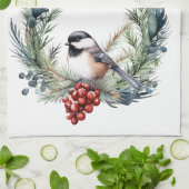 JESUS IS DE REDEN VOOR DE SASON-kerstcitaat Theedoek (Gevouwen)