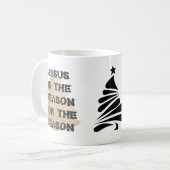 JESUS IS DE REDEN VOOR DE SEASON-MOK KOFFIEMOK (Voorkant links)