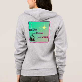 Jesus is de reden voor het kerstfeest Kerstmis Hoodie