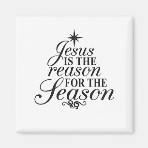 Jesus Is De Reden Voor Het Kerstseizoen Magneet