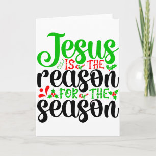 Jesus Is De Reden Voor Het Seizoen Bijbel Prettig Kaart
