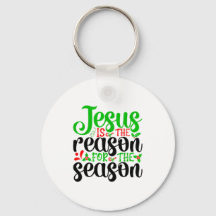 Jesus Is De Reden Voor Het Seizoen Bijbel Prettig Sleutelhanger