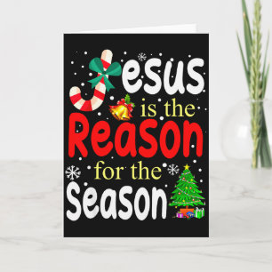 Jesus Is De Reden Voor Het Seizoen Christelijk Chr Kaart