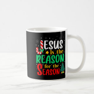 Jesus Is De Reden Voor Het Seizoen Kerstmis Chris Koffiemok